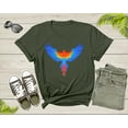 thumbnail image 5 of Cute Flying Colorful Parrot Topic Exotic Bird Art Design T-Shirt Parrot Lover Gift T Shirt for Men Women Kids Boys Girls Graphic Tshirt, 5 of 7