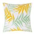 thumbnail image 2 of CaiYueKe Throw Pillow Covers Outdoor Waterproof Cozy Graceful Fan-Shaped Leaves Decorative Cushion Cases for Garden Patio Tent Balcony Couch Sofa 18 X 18 Inches, 2 of 8