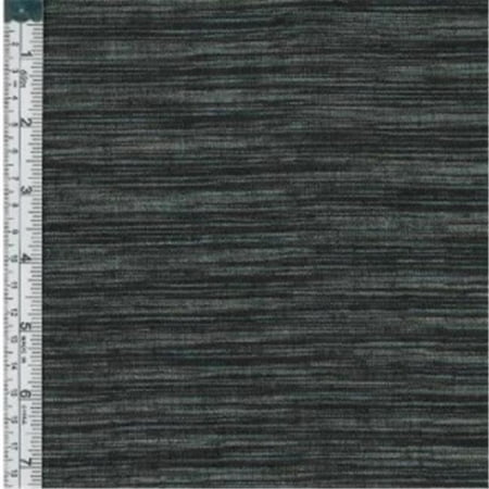 Textile Creations WR-25 Winding Ridge Fabric, Black And Blue Weft Ikat, 15 yd.