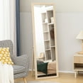 thumbnail image 2 of HOMCOM Miroir Pleine Longueur 64 Pouces x 21 Pouces, Miroir Pleine Longueur Rectangulaire, Beige, 2 of 10