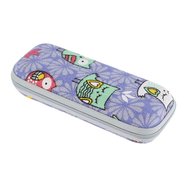 Bolsa de Gafas de Caricatura de Bargains Únicos, Almacenamiento de Gafas Ligero 6.30"x2.56"x1.57" Púrpura