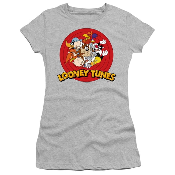 Looney Tunes Group S/S Junior Women's T-Shirt Sheer Athletic Heather