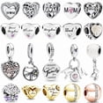 thumbnail image 2 of Mybeboa Mothers Day 925 Sterling Silver Bead Family Tree Mom Infinite Love Dangle Charm Fit Original Pandora Bracelet Jewelry Gao Jinjia LED, 2 of 2