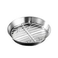 thumbnail image 2 of Elodie Roasting Pan and Rack Set BBQ Grilling Topper for Veggies Vegetable Barbecue 16cm, 2 of 8