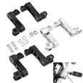 thumbnail image 4 of Motorcycle Adjustable Passenger Footpegs Highway Pegs Male Mount Foot Support Extensions Bracket B, 4 of 5