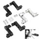 thumbnail image 4 of Motorcycle Adjustable Passenger Footpegs Highway Pegs Male Mount Foot Support Extensions Bracket B, 4 of 5