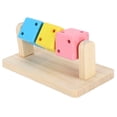 thumbnail image 3 of Juguete de madera divertido para hámster, juguete de entrenamiento para rechinar los dientes, juguete interactivo para mascotas, 3 of 14