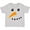 AC-Heather Grey, variant on Snowman Face Boys or Girls Toddler T-Shirt