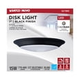 thumbnail image 3 of 62/1804-Nuvo Lighting-15W CCT Selectable LED Disk Light In  Style-1.42 Inches Tall and 7.42 Inches Wide-Black Finish, 3 of 7