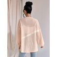 thumbnail image 6 of Women'S Lantern Long Sleeve Cardigan Loose Knitted Jacket Lotus Pink M, 6 of 9