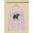 thumbnail image 2 of Don't Mess With Mama Bear Tee Long Sleeve Women's, 2 of 4