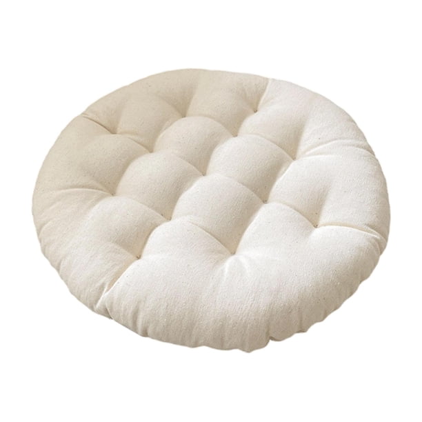 Cojín de suelo, cojín decorativo, decorativo, lindo, simple, redondo y cómodo cojín de silla para sofá, meditación u oficina.