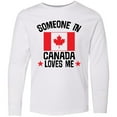 thumbnail image 3 of Inktastic Someone In Canada Loves Me Long Sleeve Youth T-Shirt, 3 of 5