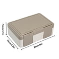 thumbnail image 1 of Hyknon Bento Box Student Lunch Box Microwave Oven Plastic Lunch Box For Office Workers Sealed Portable Lunch Box Food Grade Bento Lunch Box with Compartment, 1 of 3