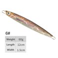 thumbnail image 3 of Pesca en aguas profundas Jigging Bait Metal Jig Isca Señuelo artificial (leopardo marrón 60 g) Ndcxsfigh Para Estrenar, 3 of 6