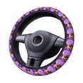 thumbnail image 2 of Logiee Closeup Honeybee on Flower Print Breathable Elastic Steering Wheel Cover, Non-Slip Stretch Steering Wheel Protector,Universal 15 Inch Fit Auto, Suvs, Truck, 2 of 6