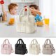 thumbnail image 1 of Bolsa de almuerzo aislada Cooler Tote bandolera de mano Multifuncional para el picnic de la escuela de trabajo Gran capacidad Diseño elegante fácil de limpiar Varios colores disponibles, 1 of 5