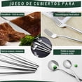 thumbnail image 4 of Juego De Cubiertos 30 Piezas Acero Inoxidable Plateado, 4 of 4