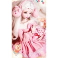 thumbnail image 3 of Charmant Tube de Poupée 1/3 avec Ensemble Rose pour Robe de Soirée, 3 of 8