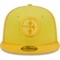 thumbnail image 2 of Men's New Era  Gold Pittsburgh Steelers Tri-Tone 59FIFTY Fitted Hat, 2 of 6