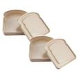 thumbnail image 1 of Oleegame 2PC Produce Storage Fiber Portable Lunch Box Sandwich Box Large Capacity Bento Box, 1 of 9