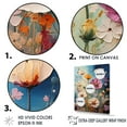 thumbnail image 3 of Designart "Playful Collage Of Meadow Flowers I" Countryside Floater Framed Wall Art Prints, 3 of 5