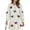 White, variant on Women's Sequin Heart Neck Long Sleeve Mini Dress Sparkle Sheer Overlay Opaque Stretch Body 80% Polyester 20% Cotton