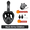 Black XS, variant on Panliya is beautiful Full Face Snorkel Masks Underwater Snorkeling Swimming Mask for Adult Kids Anti-Fog Diving Goggles with Camera Holder