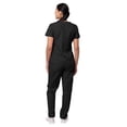 thumbnail image 2 of Sivvan Women's Scrub Set - Multi Pocket Cargo Pants & Stylish Mock Wrap Top (Available in 15 Colors), 2 of 6
