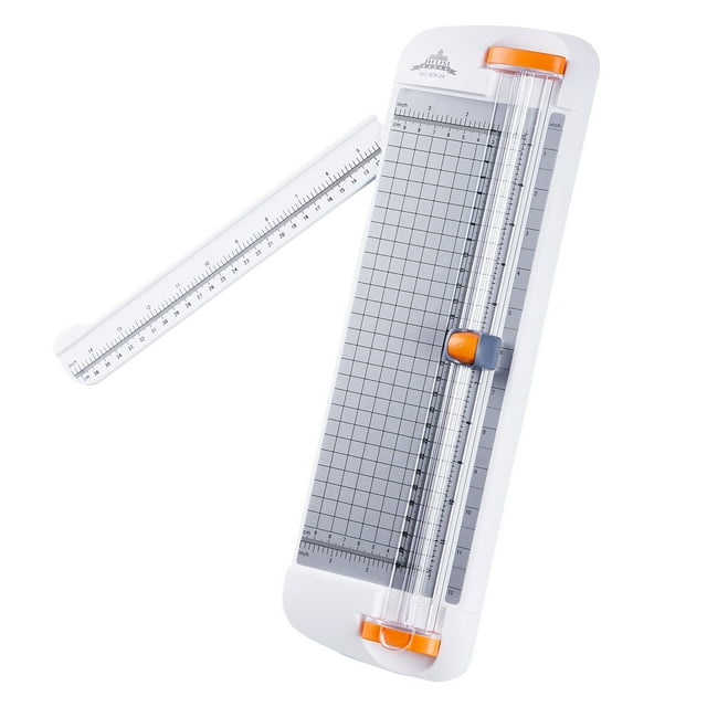 JIELISI A4 Paper Trimmer Desktop Paper Machine 12.2 Inch Cutting Length for Craft Paper Card Photo Laminated Paper Scrapbook