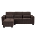 thumbnail image 1 of Sofá Love Chaise Izquierdo en L Eros 3 Plazas Chocolate para Sala, 1 of 8