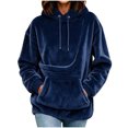 thumbnail image 3 of SwiftWear Women's Pet Pouch Hoodie Kangaroo Pocket Dog Cat Carrier Sweatshirt Cute Long Sleeve Pet Parent Pullover for Small Dogs Cats, 3 of 7