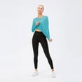 thumbnail image 6 of Women Long Sleeve UV Shirts Quick Dry Moisture Wicking Hiking Shirts Workout Tops for Women, 6 of 9