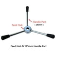 thumbnail image 2 of Drill Press Machines Parts Handle Base Feed Hub Wheel & Handle Part, 2 of 11