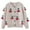 Khaki 1, variant on Annhoo Children's Girls Cardigan Sweaters Fall Winter Button Front Long Sleeve Jacquard Outwear Cute Knitwear