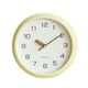 thumbnail image 2 of Reloj decorativo de pared, reloj, sencillo, único, silencioso, creativo y moderno para dormitorio. Amarillo, 2 of 9