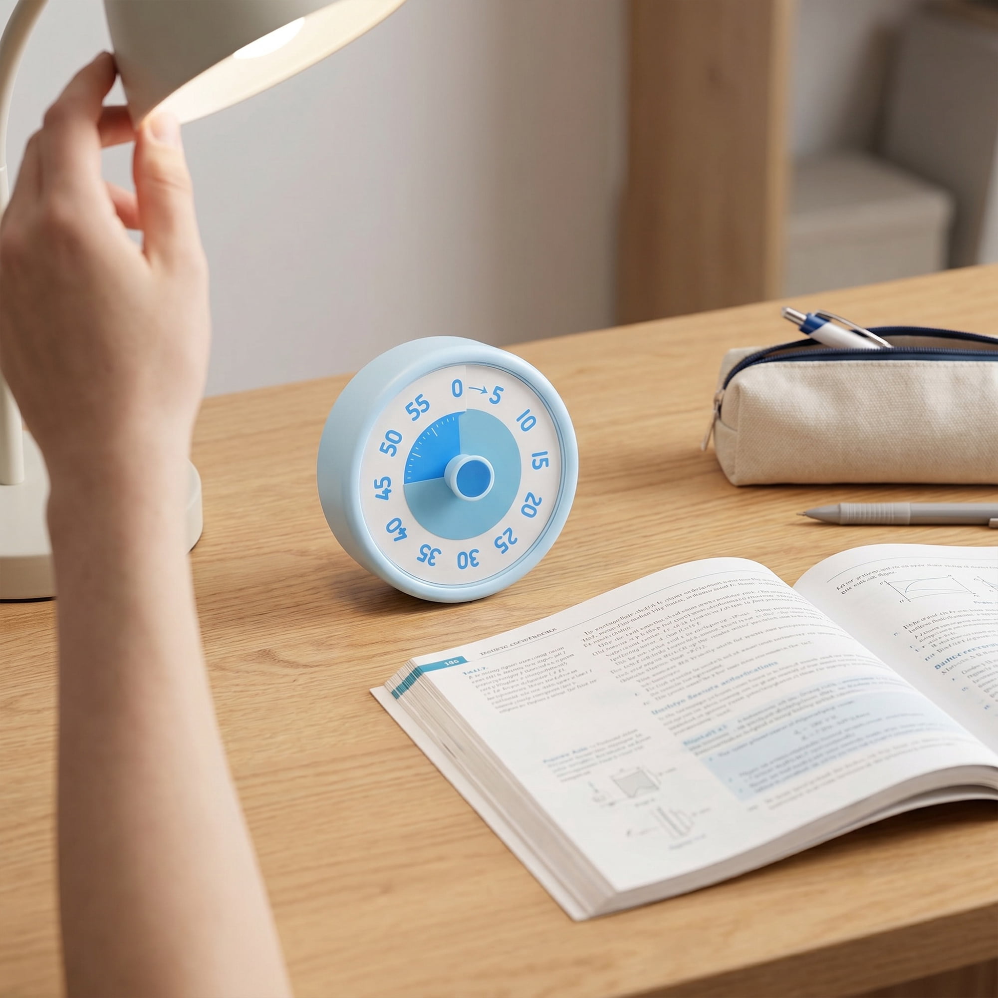 Unique Bargains 60 Minute Kitchen Digital Visual Timer Blue-B