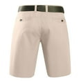 thumbnail image 3 of Men's Stretch Golf Shorts Flat Front Dress Shorts Summer Lightweight Bermuda Shorts Solid Color Casual Shorts, 3 of 3