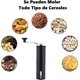 thumbnail image 5 of Molino de Café Manual Acero Inoxidable, Moledor de Café en Grano con Burr de Cerámica Ajustable, Portátil para Oficina, Hogar, Camping (Negro), 5 of 8