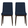 thumbnail image 1 of Ashcroft Grayson Mid-Century Modern Dining Chair, Blue (Set of 2), 1 of 7
