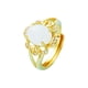 thumbnail image 1 of Anillo de apertura para mujer, anillos de cristal de Metal de latón, decoraciones de mano ajustables, joyería para novia y mujer para fiesta de Ropa, zapatos y accesorios Miscelánea Blanco Guardurnaity AP014474-03, 1 of 6