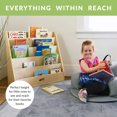 thumbnail image 3 of ECR4Kids Birch Streamline Book Display Stand, Kids Wooden Book Rack, Forward Facing Bookshelf, 3 of 6