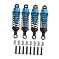 thumbnail image 5 of Almencla 4 Pieces Hydraulic Shock Absorbers for RC Car RC Shocks 55mm Upgrade Parts 1/12 1/16 Scale Dampers for MN168 MN82 B16 B14 B36 , Blue, 5 of 5