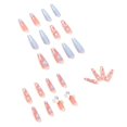 thumbnail image 2 of 24 Pcs Press on Nails Coffin for Women, Extra Long Fake Nails Glue on Nails, False Nails with Glue, 2 of 4
