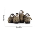 thumbnail image 3 of Figuras de juguetes de animales marinos para decorar el hogar, juguetes educativos preescolares, animales de invierno, regalo de Navidad, 3 of 5