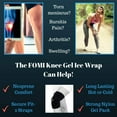 thumbnail image 4 of Knee Hot Cold Ice Wrap | Comfortable Compression Support | Pain Relief for Knee Surgery, Arthritis, Meniscus Tear, Bursitis, Sprains, Swelling, ACL, Sports Injuries | Flexible, Reusable Gel Pack, 4 of 4