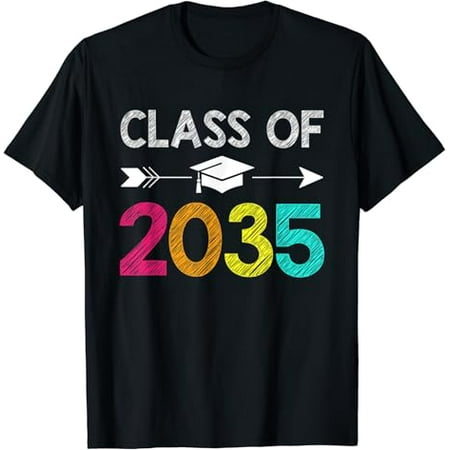 

Class of 2035 Grow With Me Kindergarten Graduation T-Shirt