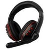 New Wired Gaming Headset Headphone with MIC & Volume Control for Playstation 4 PS4, Black & Red