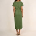 thumbnail image 4 of CIENVNSTG Women's Casual Dresses A-Line Long Comfortable Holiday Dress Elegant Versatile Beach Dress, 4 of 5