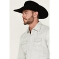thumbnail image 2 of Wrangler Men's Retro Premium Solid Long Sleeve Snap Western Shirt Grey Medium, 2 of 4